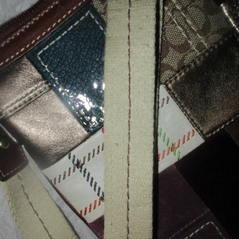 Coach vintage y2k patchwork crossbody swingpack bag purse